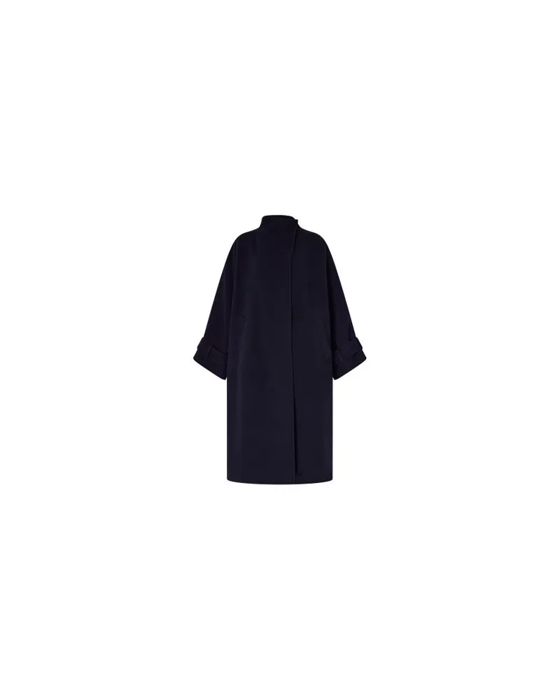 Chloé Zweireihiger Mantel Blue