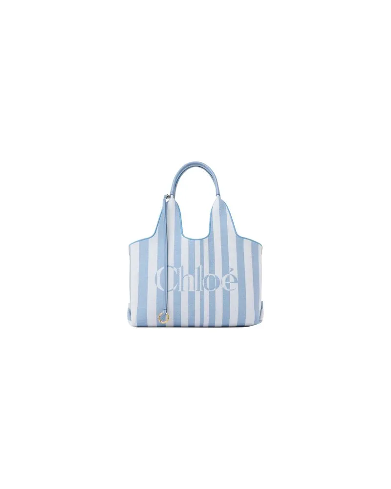 Chloé Zweireihiger Mantel Blue