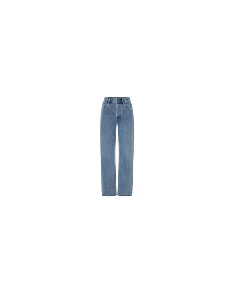 Chloé Zweireihiger Mantel Blue