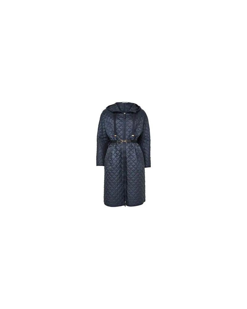 Chloé Zweireihiger Mantel Blue