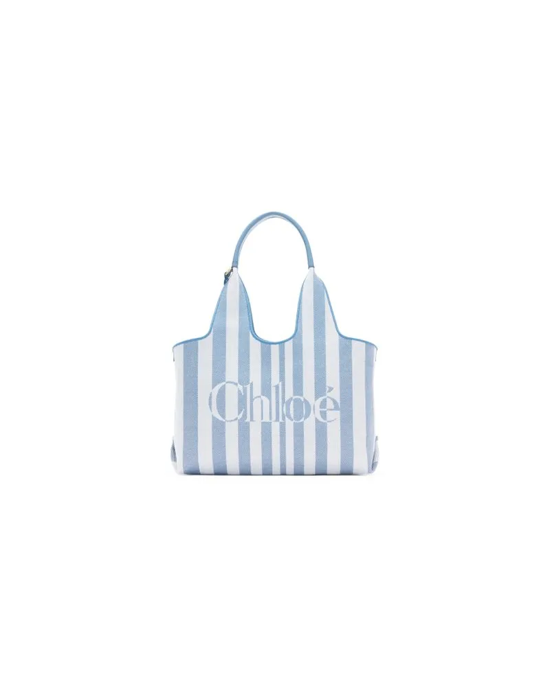 Chloé Zweireihiger Mantel Blue