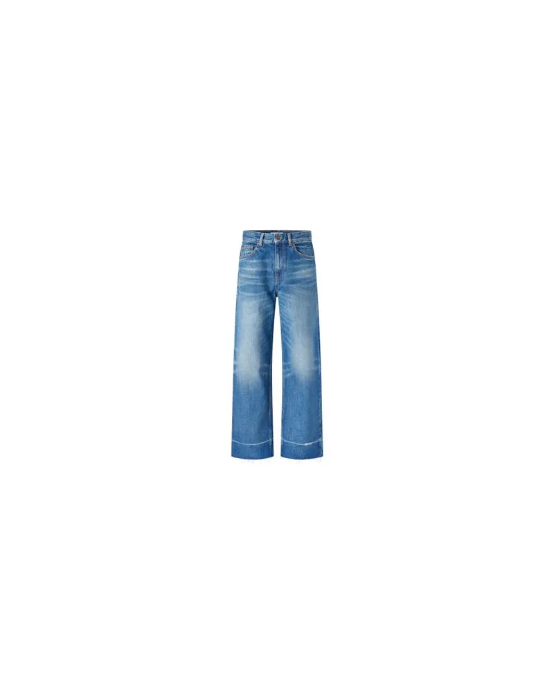 Chloé Zweireihiger Mantel Blue