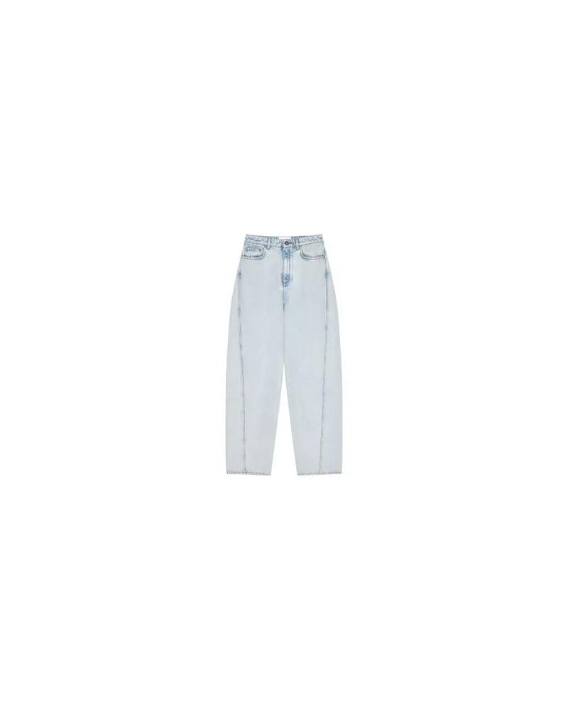 Chloé Zweireihiger Mantel Blue