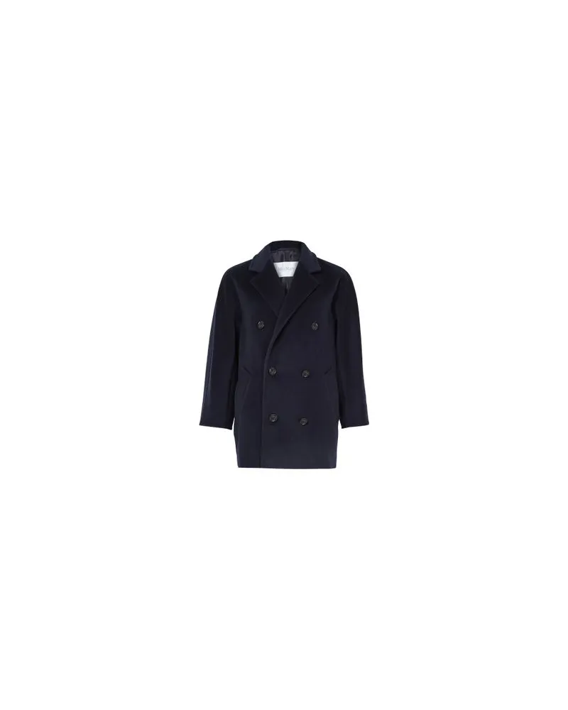 Chloé Zweireihiger Mantel Blue
