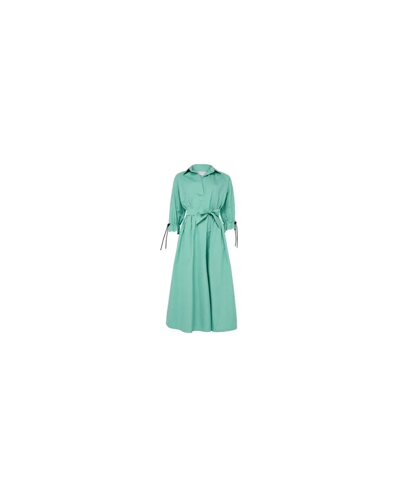 Yves Salomon Kultige Daunenjacke in „A"-Passform mit Plastron und Nerzfell Blue