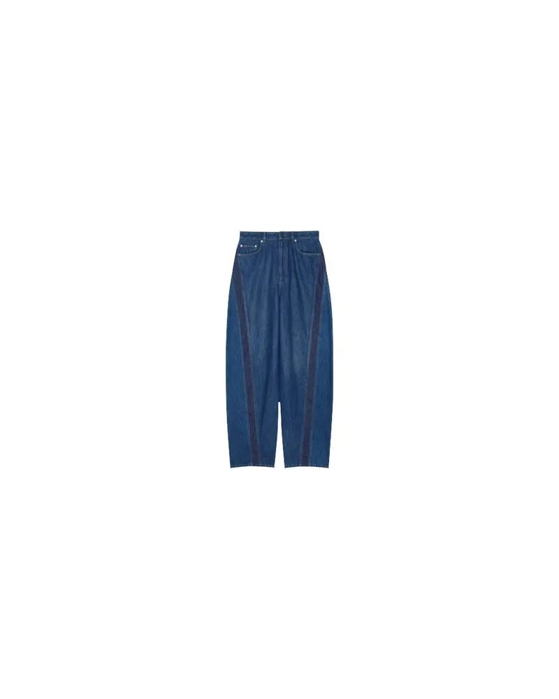 Chloé Zweireihiger Mantel Blue