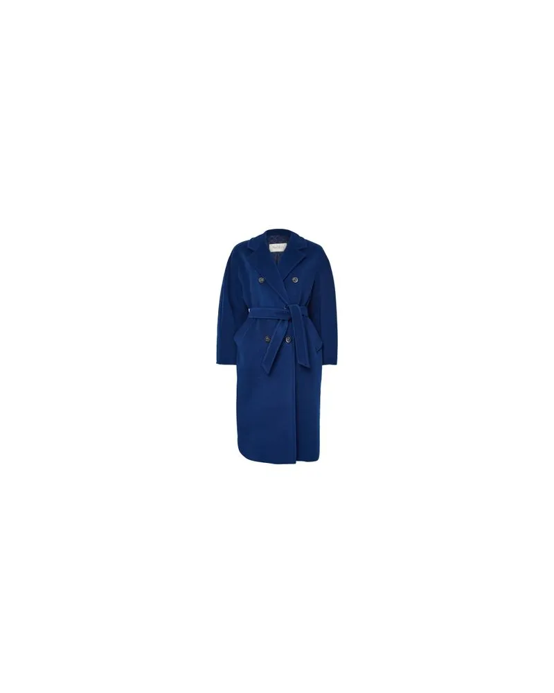 Yves Salomon Kultige Daunenjacke in „A"-Passform mit Plastron und Nerzfell Blue
