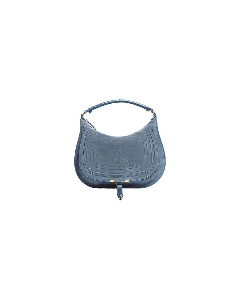 The Row Kleine Bindle-Stitch-Bag Blue