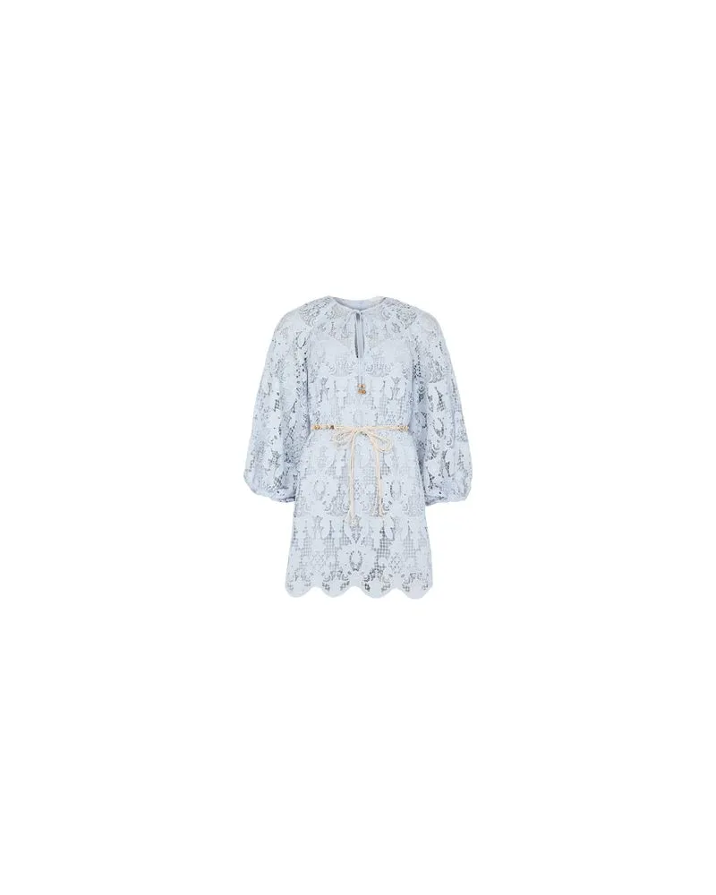 Chloé Zweireihiger Mantel Blue