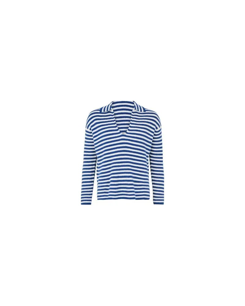 Yves Salomon Kultige Daunenjacke in „A"-Passform mit Plastron und Nerzfell Blue