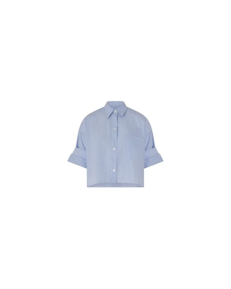 Chloé Zweireihiger Mantel Blue