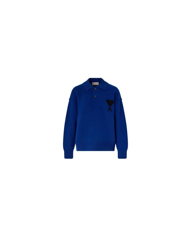 Yves Salomon Kultige Daunenjacke in „A"-Passform mit Plastron und Nerzfell Blue