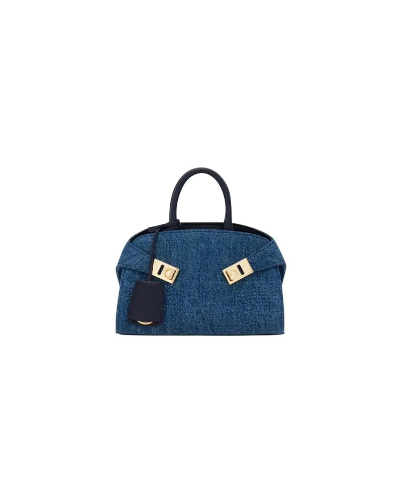The Row Kleine Bindle-Stitch-Bag Blue