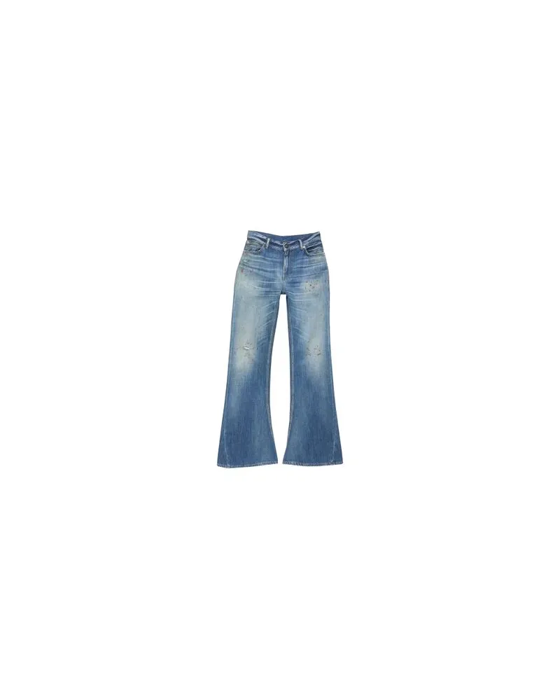 Chloé Zweireihiger Mantel Blue