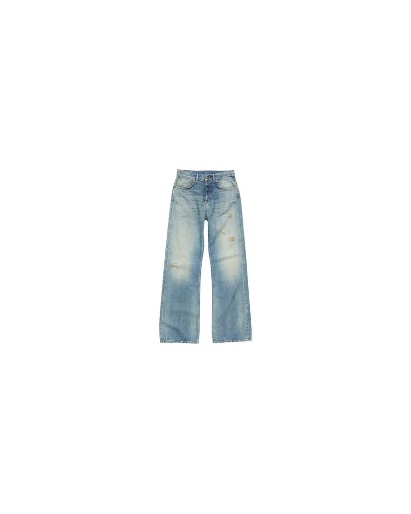 Yves Salomon Kultige Daunenjacke in „A"-Passform mit Plastron und Nerzfell Blue