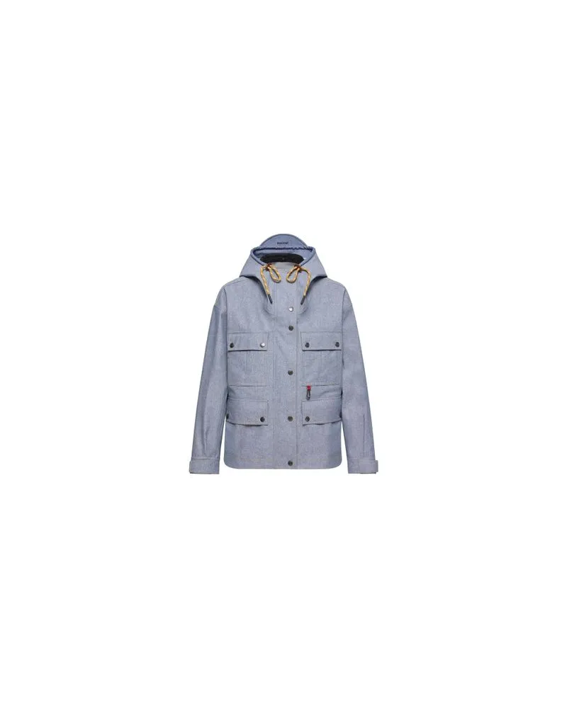 Chloé Zweireihiger Mantel Blue