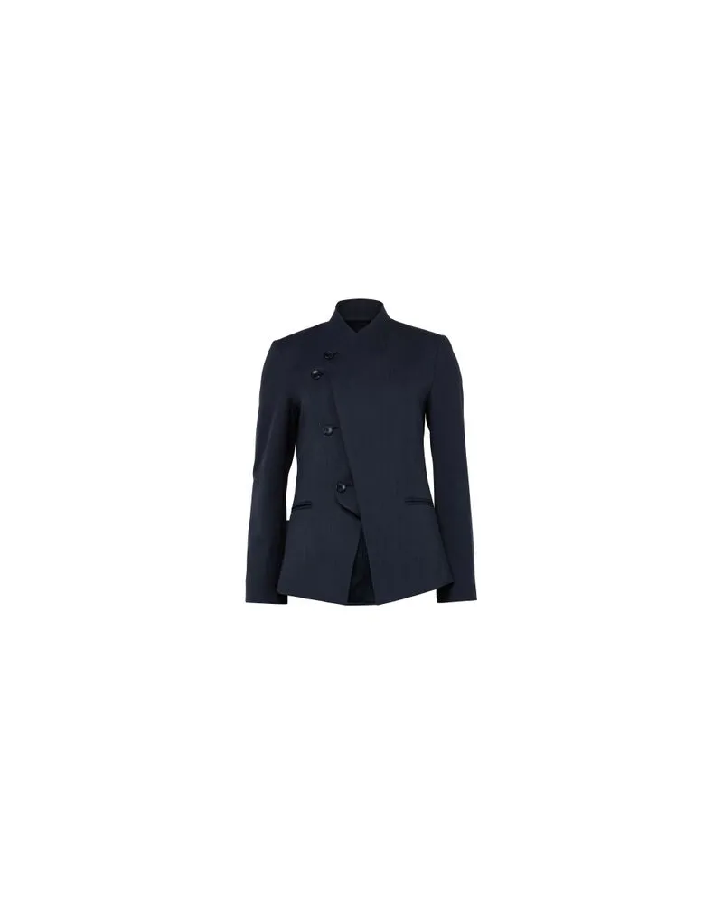 Chloé Zweireihiger Mantel Blue