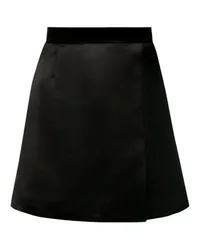 Nina Ricci Mini-Satinrock in A-Linien-Form Black