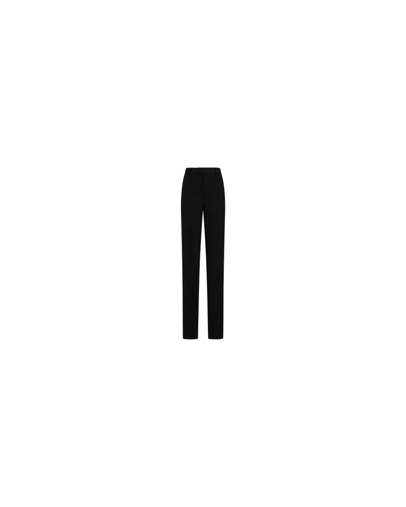 Ann Demeulemeester Komfort Hose mit ausgestelltem Bein Viskose-Wolle Gaspar Black