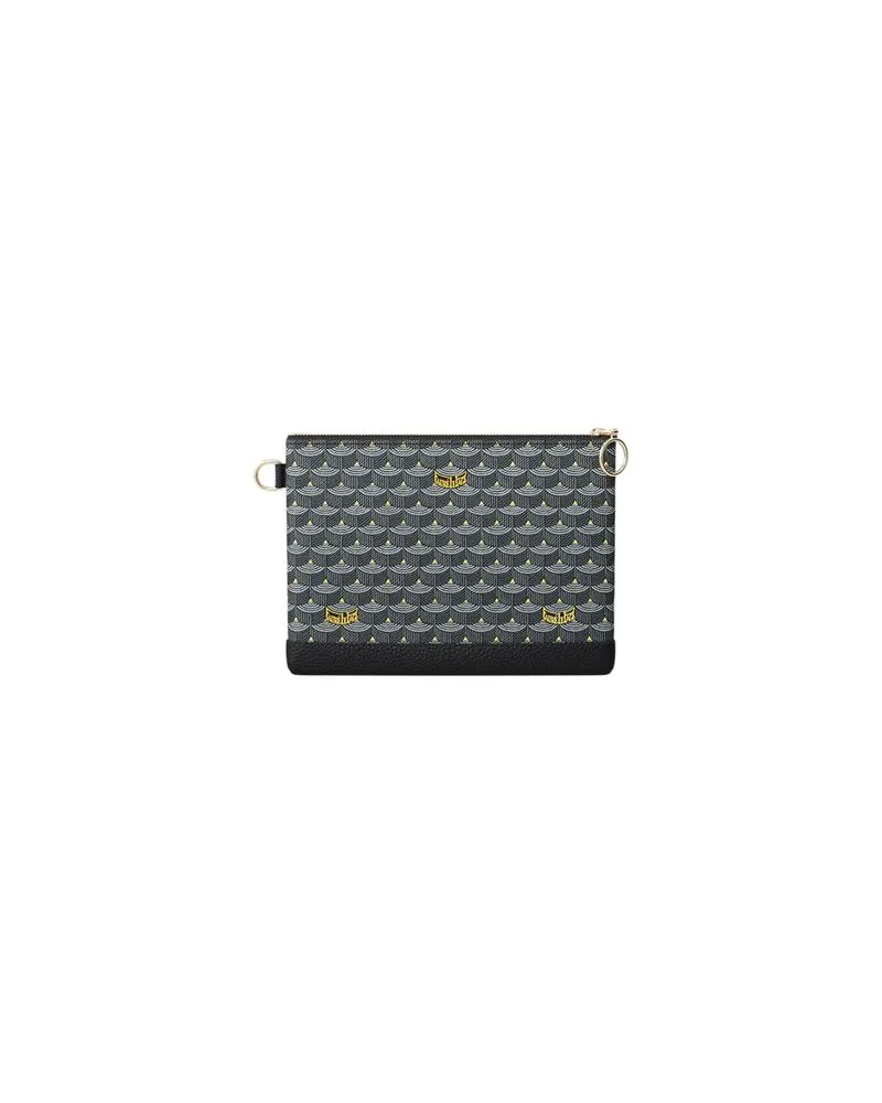 Fauré Le Page Clutch Pochette Zip 19 Black