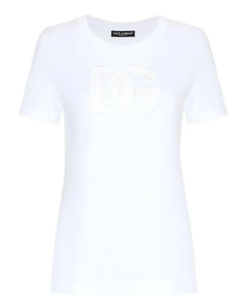 Dolce & Gabbana Jersey-T-Shirt White