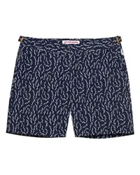 Orlebar Brown Badeshorts Bulldog Jacqard Sedge Navy