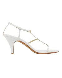 KHAITE T-Strap-Sandaletten Jones 75 White