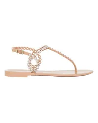 Aquazzura Sandalen Almost Bare Crystal Jelly Pink