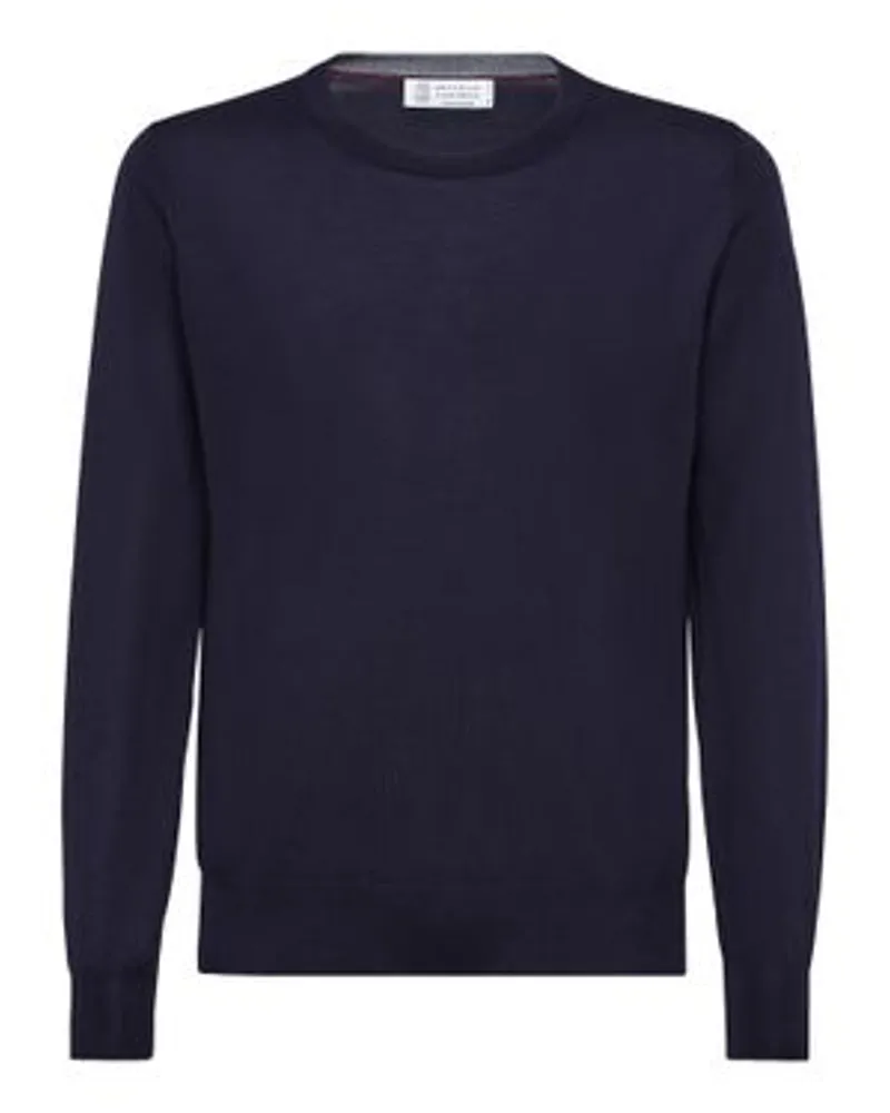 Brunello Cucinelli Leichter Pullover Blue