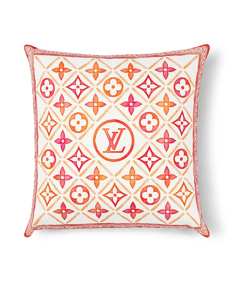 Louis Vuitton LV Tiles Kissen Orange