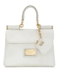 Dolce & Gabbana Kleine Tasche Sicily White