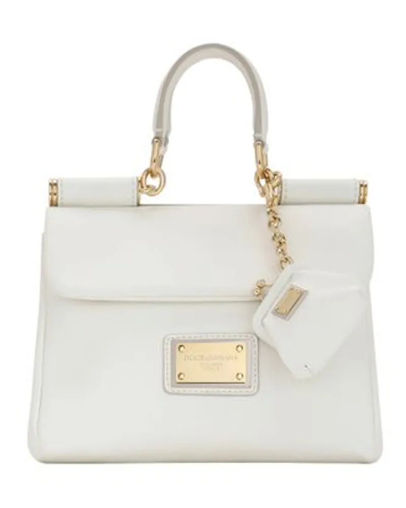 Dolce & Gabbana Kleine Tasche Sicily White