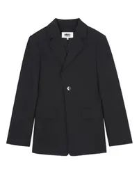 Maison Margiela Anzugjacke mit feinen Streifen Black