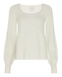 Loulou Studio Kaschmirpullover Hermus Off-white