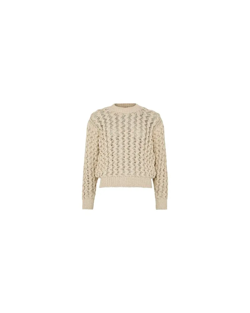Loewe Overshirt aus Wolle und Kaschmir Beige