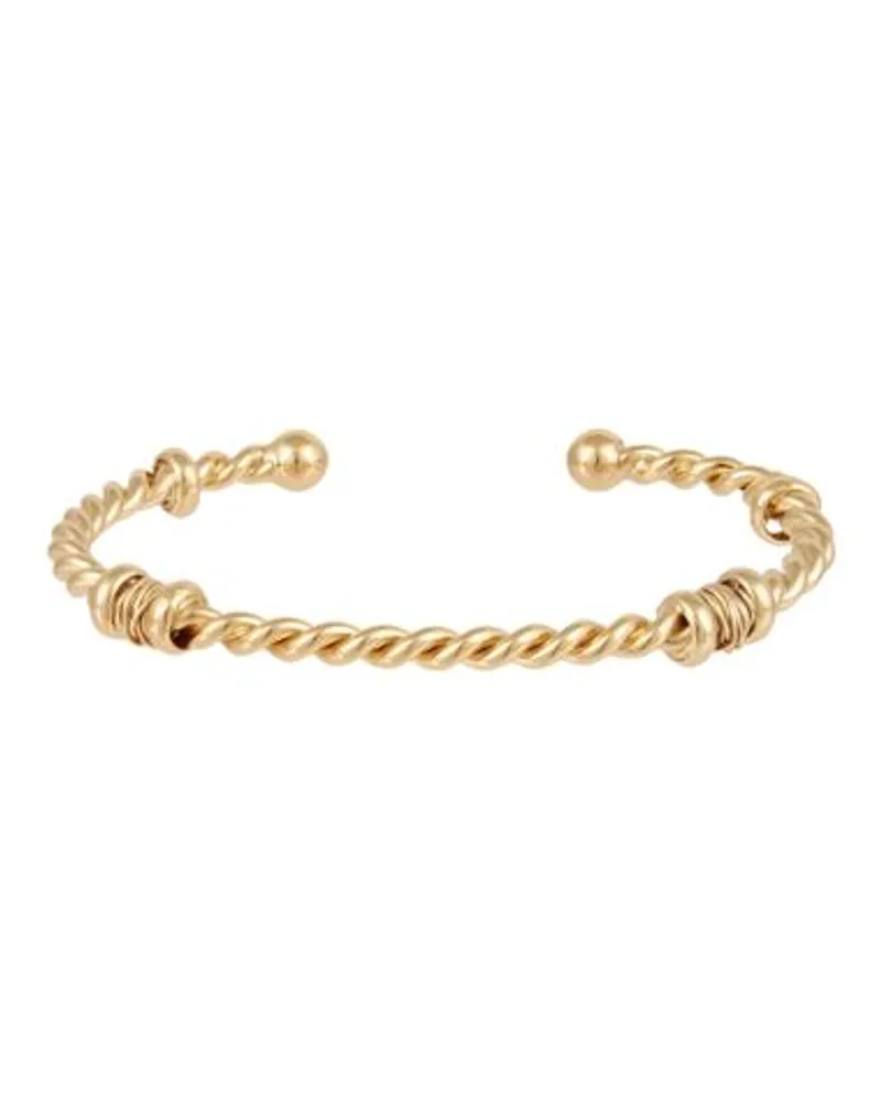 Gas Bijoux Vergoldetes Armband Torsade Gold