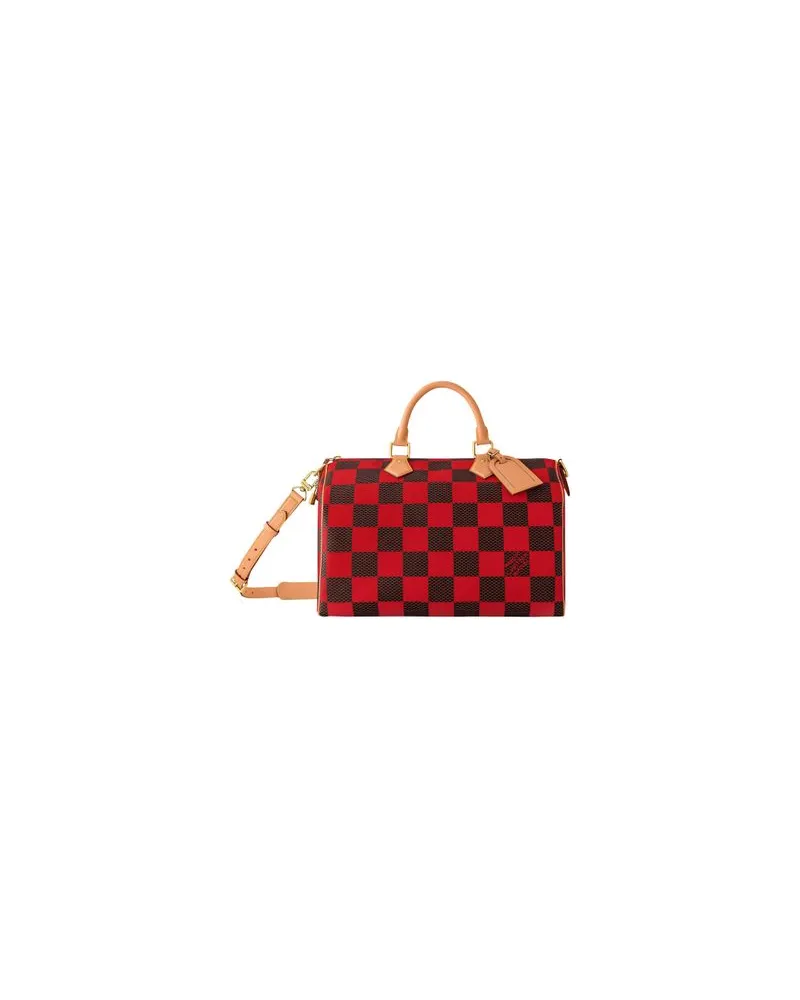 Louis Vuitton Speedy 40 Bandoulière Damier Pop Red