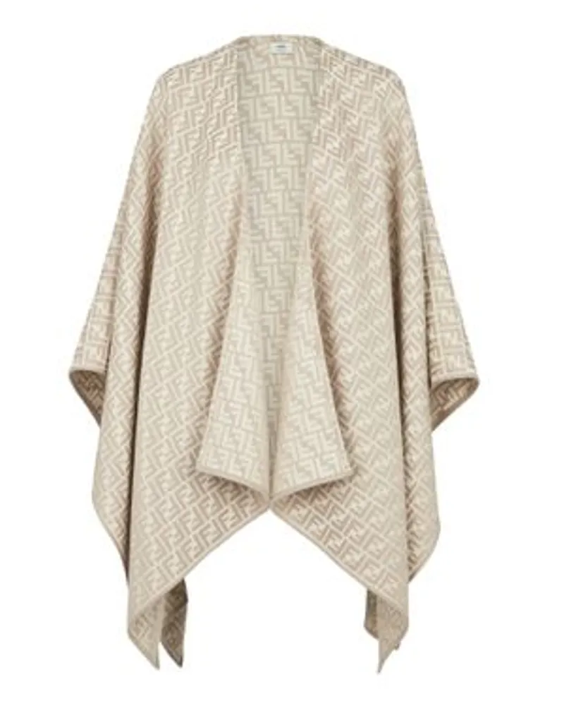 Fendi Poncho Beige