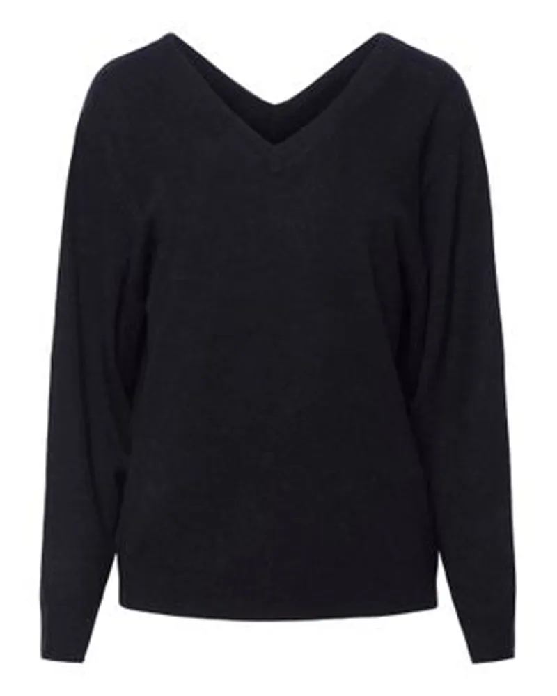 Equipment Lilou Pullover mit V-Ausschnitt Black