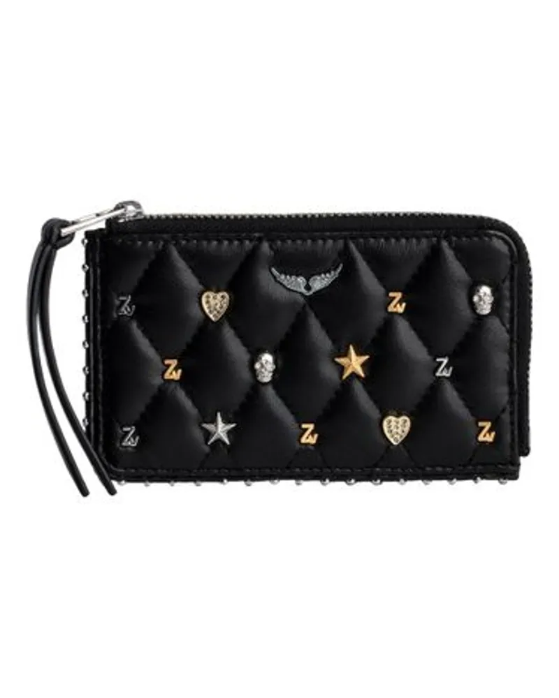 Zadig & Voltaire Karten-Etui ZV Card Black