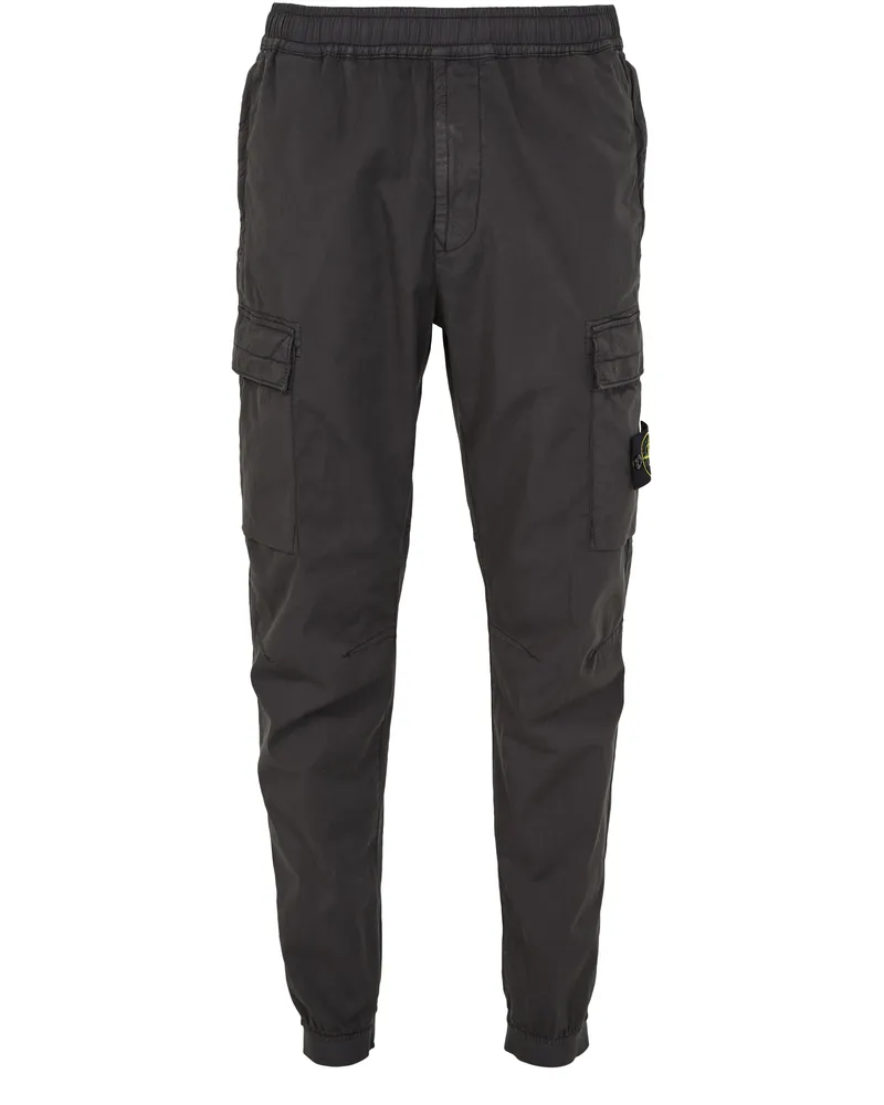 Stone Island Cargohose mit Logoaufnäher 