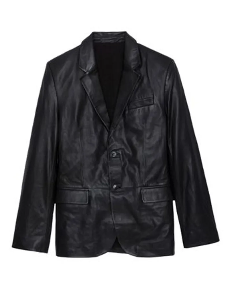 Zadig & Voltaire Jacke Valfried Leder Black