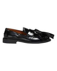 Marni Bambi Leder-Loafers mit großen Quasten Black