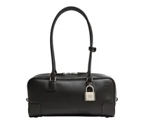 Tasche Amazona 23 Cropped aus glänzendem Kalbsleder