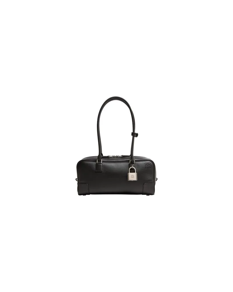Loewe Amazona 23 Cropped bag in shiny calfskin Black