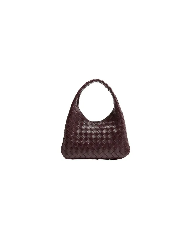 Bottega Veneta Small Campana shoulder bag Red