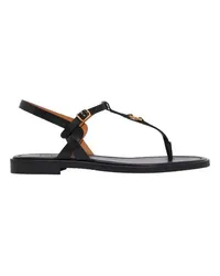 Chloé Flache Sandalen Marcie Black