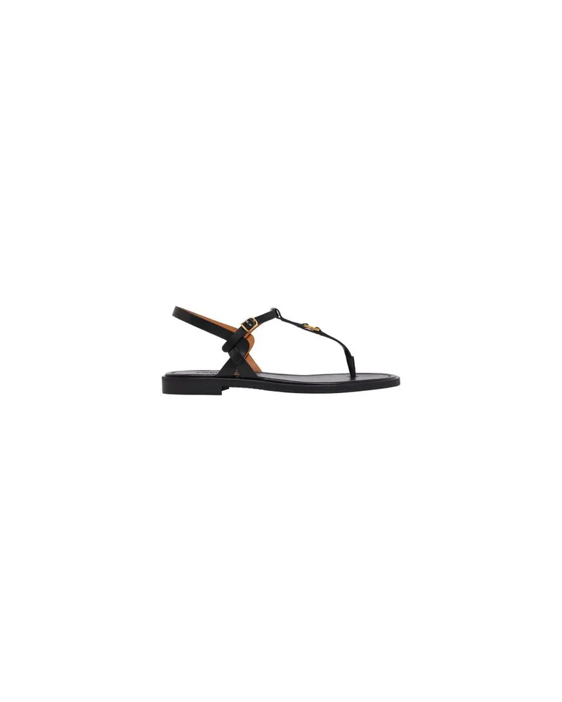 Chloé Flache Sandalen Marcie Black