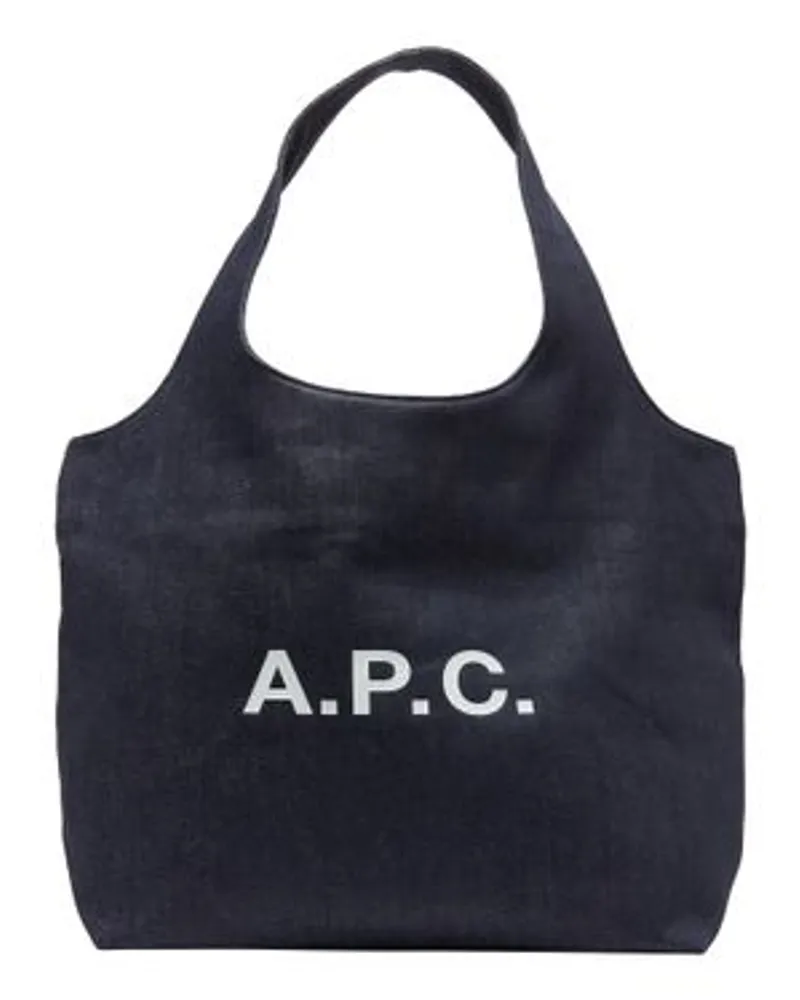 A.P.C. Tote Bag Ninon Blue