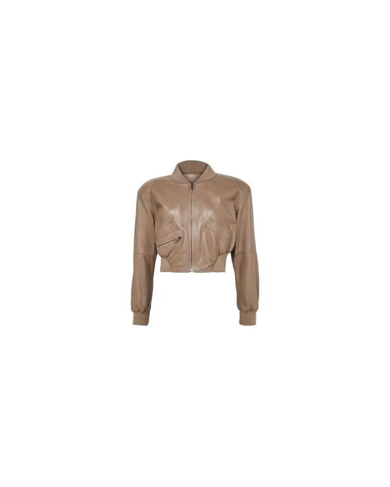 Loewe Cardigan aus Pelz Brown